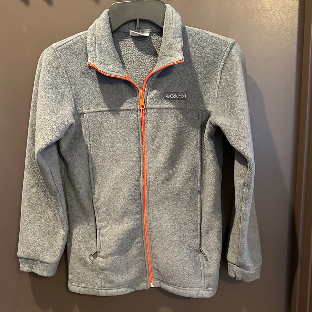 Columbia Boy's Gray Zip Up Fleece